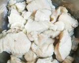 茹で鶏と彩り野菜のさっぱり甘酢炒め作り方2写真