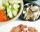 茹で鶏と彩り野菜のさっぱり甘酢炒め作り方3写真