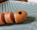 ソーセージ＆ウインナーで魚の骨キャラ　作り方5写真