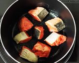 鮭と白菜の食べるミルクスープ作り方3写真