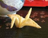 お茶のもてなし菓子✿鶴の砂糖せんべい作り方6写真