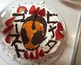 仮面ライダゴーストネクロムブーストケーキ作り方9写真