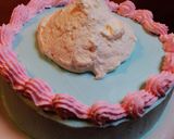 アナ雪ケーキ♡スノーギースも！作り方8写真