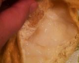 簡単おつまみ＊餅入り油揚げの塩昆布ピザ作り方5写真
