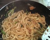男1人暮らし 焼うどん ほうれん草&ツナ作り方5写真