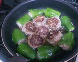 ピーマンの肉詰め☆照り焼きハンバーグ風作り方11写真