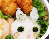 妖怪ウォッチ プニプニ キャラ弁作り方5写真