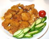簡単！から揚げ♪鶏もも肉・唐揚げカレー味作り方9写真