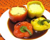 【ベジココット】トマトの器でカプレーゼ♪作り方17写真