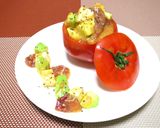 【ベジココット】パプリカチーズハンバーグ作り方16写真