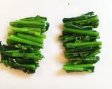 アスパラ菜のからし酢味噌和え作り方1写真