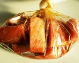 マグロの筋の竜田揚げ作り方1写真