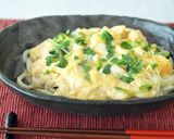 受験生応援レシピ♪　豆苗たまごとじうどん作り方4写真