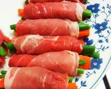 お弁当にも定番★インゲンと人参の肉巻き❤作り方2写真