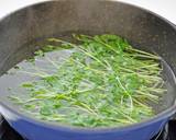 受験生の夜食に！ 豆苗としらすのおむすび作り方1写真