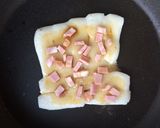 お餅のシンプル和風ピザ作り方5写真
