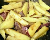 さつま芋のバター香るくるみ味噌炒め作り方4写真