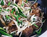 驚き！油のはねないレバニラ炒め。作り方9写真