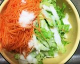 箸休め！常備菜！白菜と人参の甘酢漬け☆作り方1写真