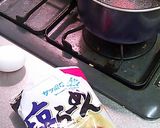 私の♡サッポロ一番塩らーめん作り方1写真