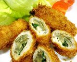 ごぼうとチーズ味噌の豚ロールフライ作り方8写真