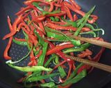 咖喱青椒肉絲 ♪ カレー味の青椒肉絲作り方4写真
