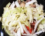 鍋ひとつで！白菜大量クリームシチュー！作り方3写真