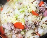 鍋ひとつで！白菜大量クリームシチュー！作り方5写真
