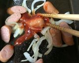 お弁当に♫ウインナーと玉ねぎのケチャ炒め作り方5写真