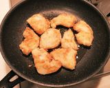胸肉で☆揚げないフライパン竜田揚げ風☆作り方3写真