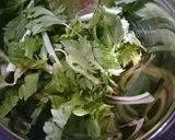 簡単余り物で作る　セロリの葉・茎の塩漬け作り方3写真