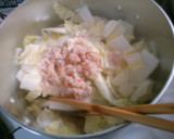 簡単！ヘルシー♪白菜とカニ缶の 和風煮！作り方2写真
