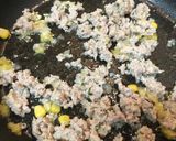 台湾風 大根の葉と鶏ひき肉炒める作り方4写真