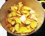 リンゴとサツマイモのレモンバター煮♪作り方4写真