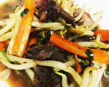 ご飯に！ビールに！砂ズリとモヤシの炒め物作り方4写真
