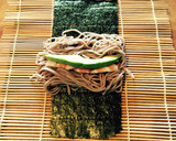 アボカドと海老の蕎麦のりまき作り方4写真