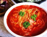 柚子味噌みぞれの酸っぱいトマトにゅう麺。作り方5写真