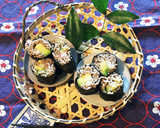 アボカドと海老の蕎麦のりまき作り方11写真