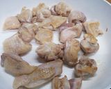 鶏肉モモ肉と玉こんにゃく入りすき焼き風作り方2写真