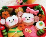 おさるの幼稚園弁当♪作り方13写真