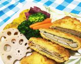 豚肉と蓮根のごま味噌ミルフィーユカツ作り方8写真