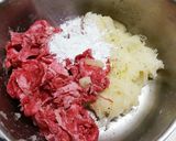 牛切り落とし肉で、かさまし節約ステーキ‼作り方6写真