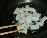 イカ・きゅうり・パプリカのあっさり塩炒め作り方3写真