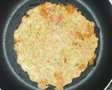 簡単！お好み焼き♪小麦粉・チーズ・ひき肉作り方12写真