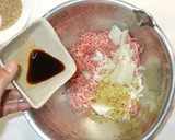 簡単・和風！ハンバーグ♪白ごま・黒ごま作り方5写真