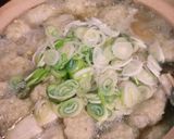 蓮根と大和芋団子と鶏肉団子のふわふわ鍋作り方12写真