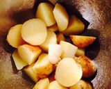 ガーリックポテトのチーズパン粉焼き♪作り方3写真
