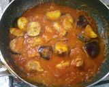 ナスとチキンのトマトカレー作り方8写真