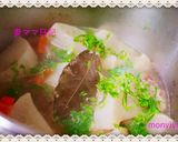 大根と豚肉の黒胡椒スープ煮作り方5写真