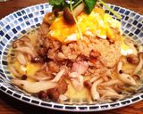 鶏めしの餡かけ和風オムライス作り方9写真